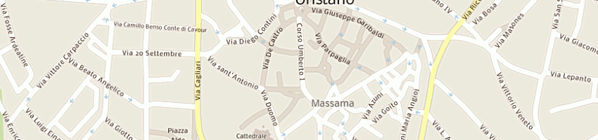 Mappa della impresa studio oristano srl a ORISTANO