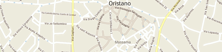 Mappa della impresa pispisa eliseo ulisse a ORISTANO