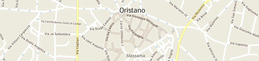 Mappa della impresa concas antonio a ORISTANO