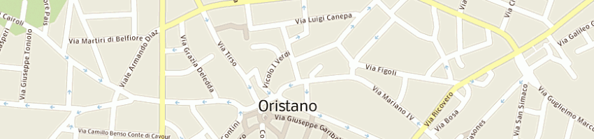 Mappa della impresa mocci antonina a ORISTANO