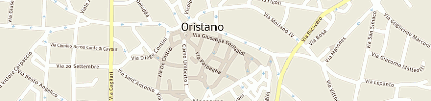 Mappa della impresa piana daniele a ORISTANO