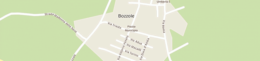 Mappa della impresa municipio a BOZZOLE