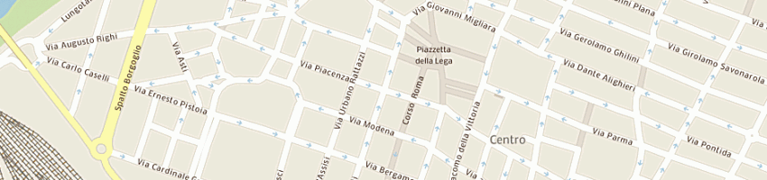 Mappa della impresa pizza pazza a ALESSANDRIA