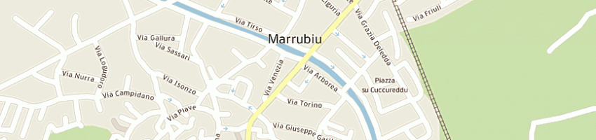 Mappa della impresa spiga renato a MARRUBIU