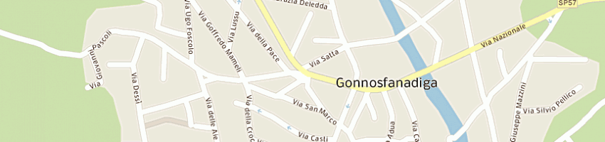 Mappa della impresa comune di gonnosfanadiga a GONNOSFANADIGA