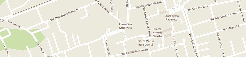 Mappa della impresa gazzoni maurizio a GALLIATE