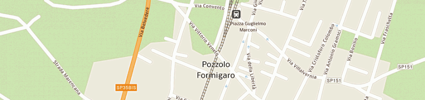 Mappa della impresa sarti simona a POZZOLO FORMIGARO