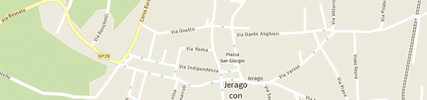 Mappa della impresa orti divi a JERAGO CON ORAGO