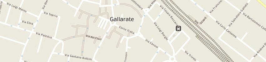 Mappa della impresa semplicista (srl) a GALLARATE