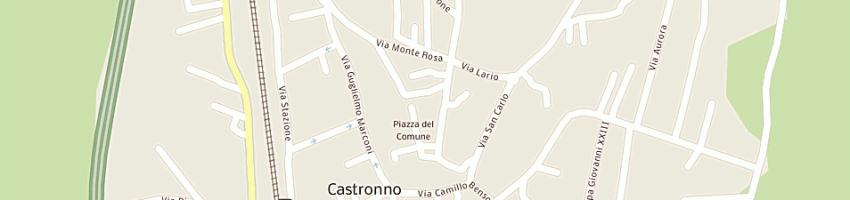 Mappa della impresa municipio di castronno a CASTRONNO