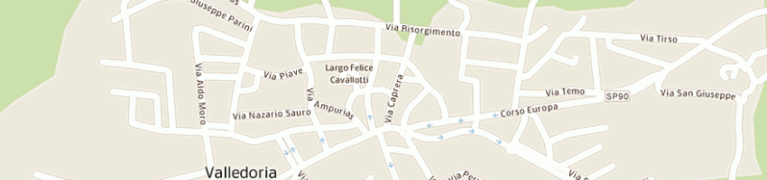 Mappa della impresa casula antonio a VALLEDORIA