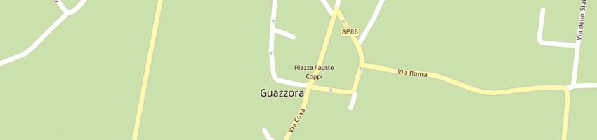 Mappa della impresa mensi giuseppe a GUAZZORA