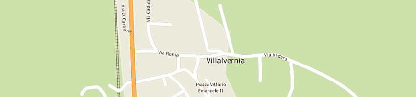 Mappa della impresa corana teodoro a VILLALVERNIA