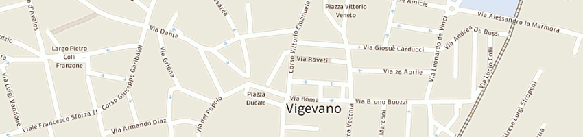 Mappa della impresa comune di vigevano a VIGEVANO