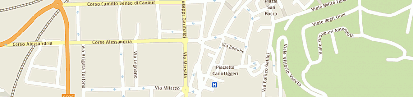 Mappa della impresa cazzolla paolo a TORTONA