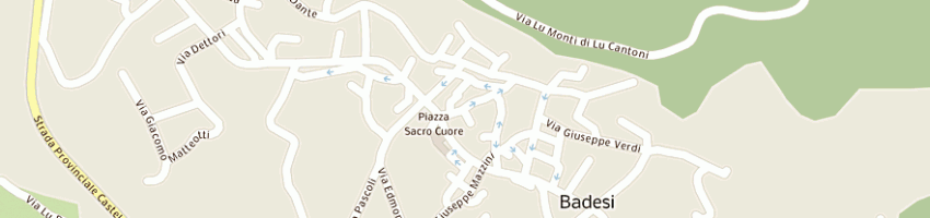 Mappa della impresa altea pietro a BADESI