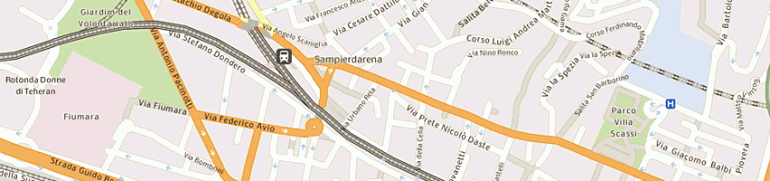 Mappa della impresa spazian loris sante a GENOVA