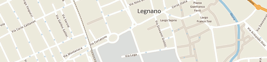 Mappa della impresa studio tecnico geometra ferrario flavio a LEGNANO