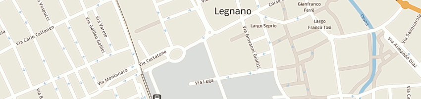 Mappa della impresa inaz srl a LEGNANO