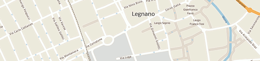 Mappa della impresa d'errico sas a LEGNANO