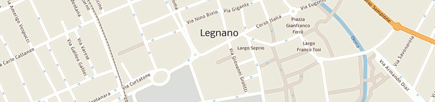 Mappa della impresa agenzia viaggi rimoldi a LEGNANO