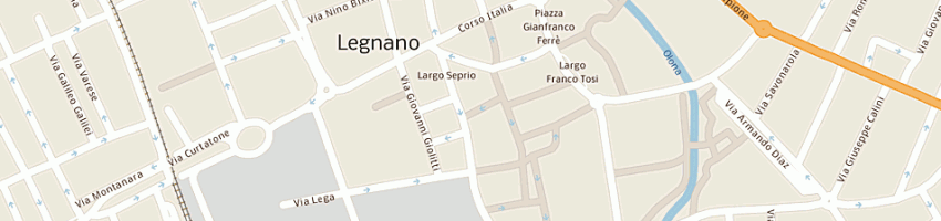 Mappa della impresa eurotour italia srl a LEGNANO