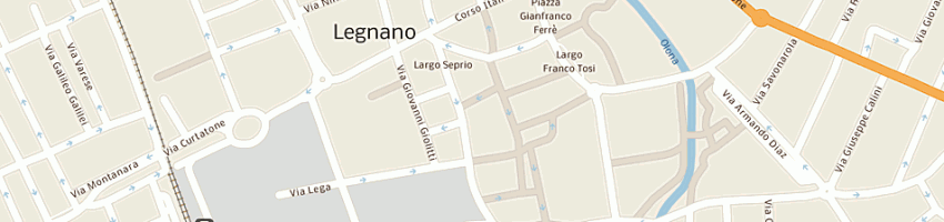 Mappa della impresa cinema srl a LEGNANO