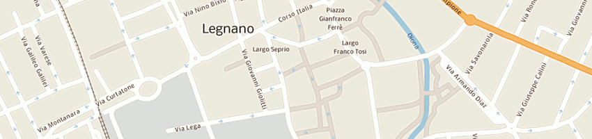 Mappa della impresa fabris renato a LEGNANO