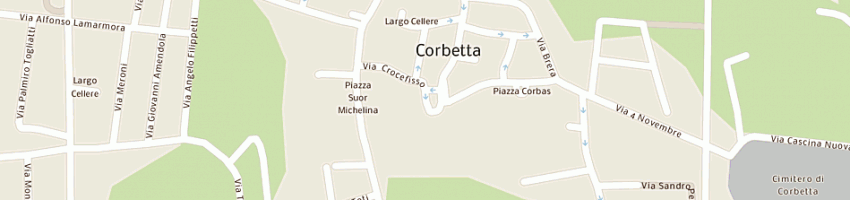 Mappa della impresa galbiati a CORBETTA