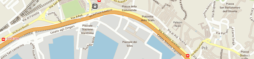 Mappa della impresa serist servizi ristorazione spa a GENOVA