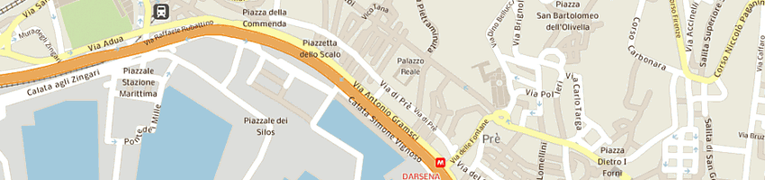 Mappa della impresa attardi mariagrazia a GENOVA