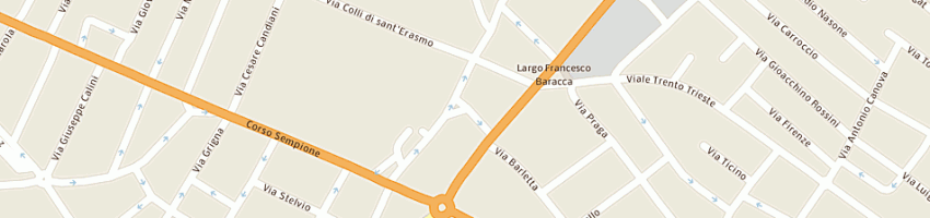 Mappa della impresa ristorante bel sit di acquaviva mario a LEGNANO