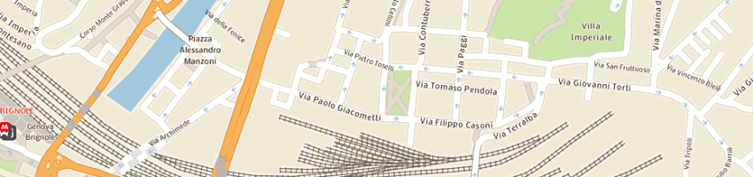 Mappa della impresa razeto patrizia a GENOVA