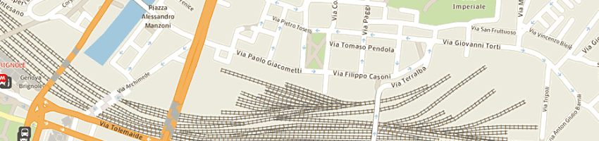 Mappa della impresa pierri snc a GENOVA