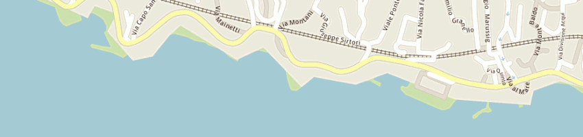 Mappa della impresa condominio punta tre pini via quarto 14 a GENOVA