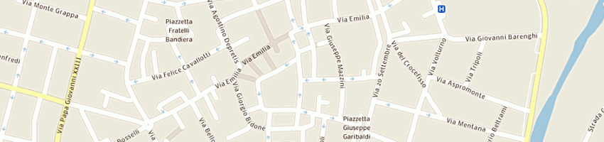 Mappa della impresa gelateria briz snc di ivo leardini e c a VOGHERA