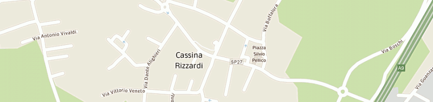 Mappa della impresa parrocchia a CASSINA RIZZARDI