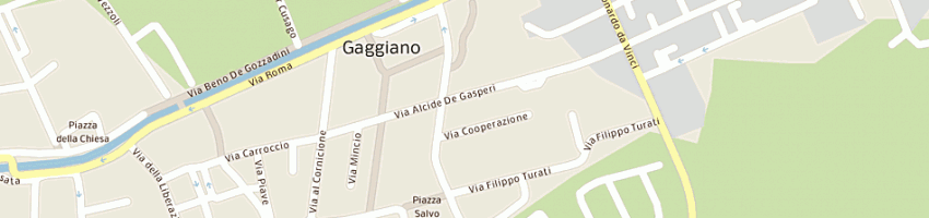 Mappa della impresa municipio a GAGGIANO