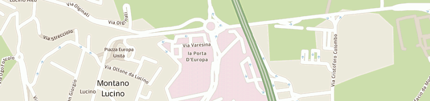 Mappa della impresa bennet spa a MONTANO LUCINO