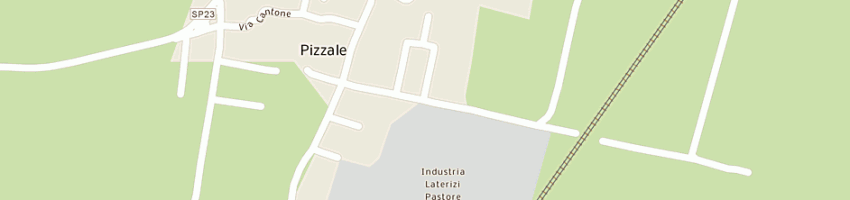 Mappa della impresa industria laterizi pastore (srl) a PIZZALE