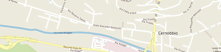 Mappa della impresa lironi antonio a CERNOBBIO