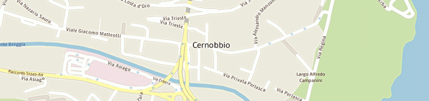 Mappa della impresa la mendola giuseppe a CERNOBBIO