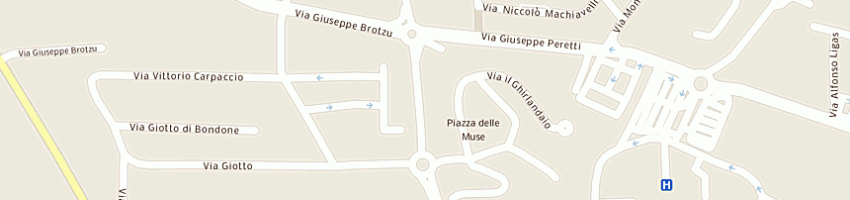 Mappa della impresa ls snack bar snc di spiga c a CAGLIARI