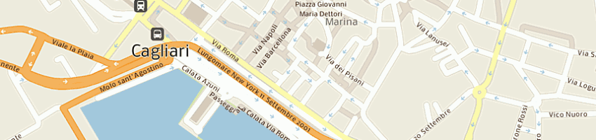 Mappa della impresa trattoria lillicu a CAGLIARI