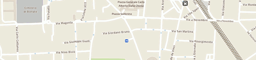 Mappa della impresa borghi a MILANO