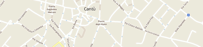 Mappa della impresa sanpaolo imi spa a CANTU 