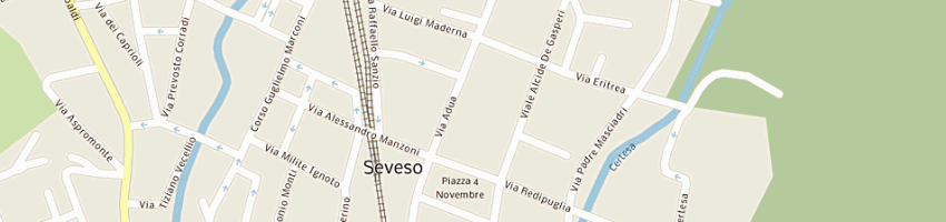 Mappa della impresa scuole a SEVESO