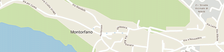 Mappa della impresa municipio di montorfano a MONTORFANO