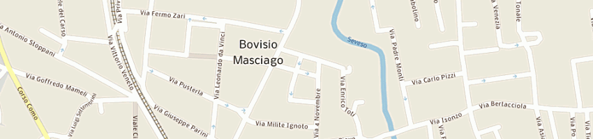 Mappa della impresa regondi carla a BOVISIO MASCIAGO