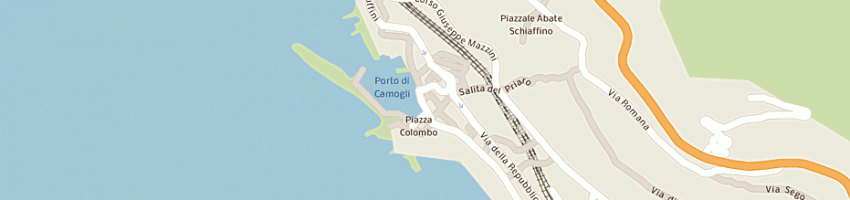 Mappa della impresa bar porticciolo snc di paglierini aldo e c a CAMOGLI